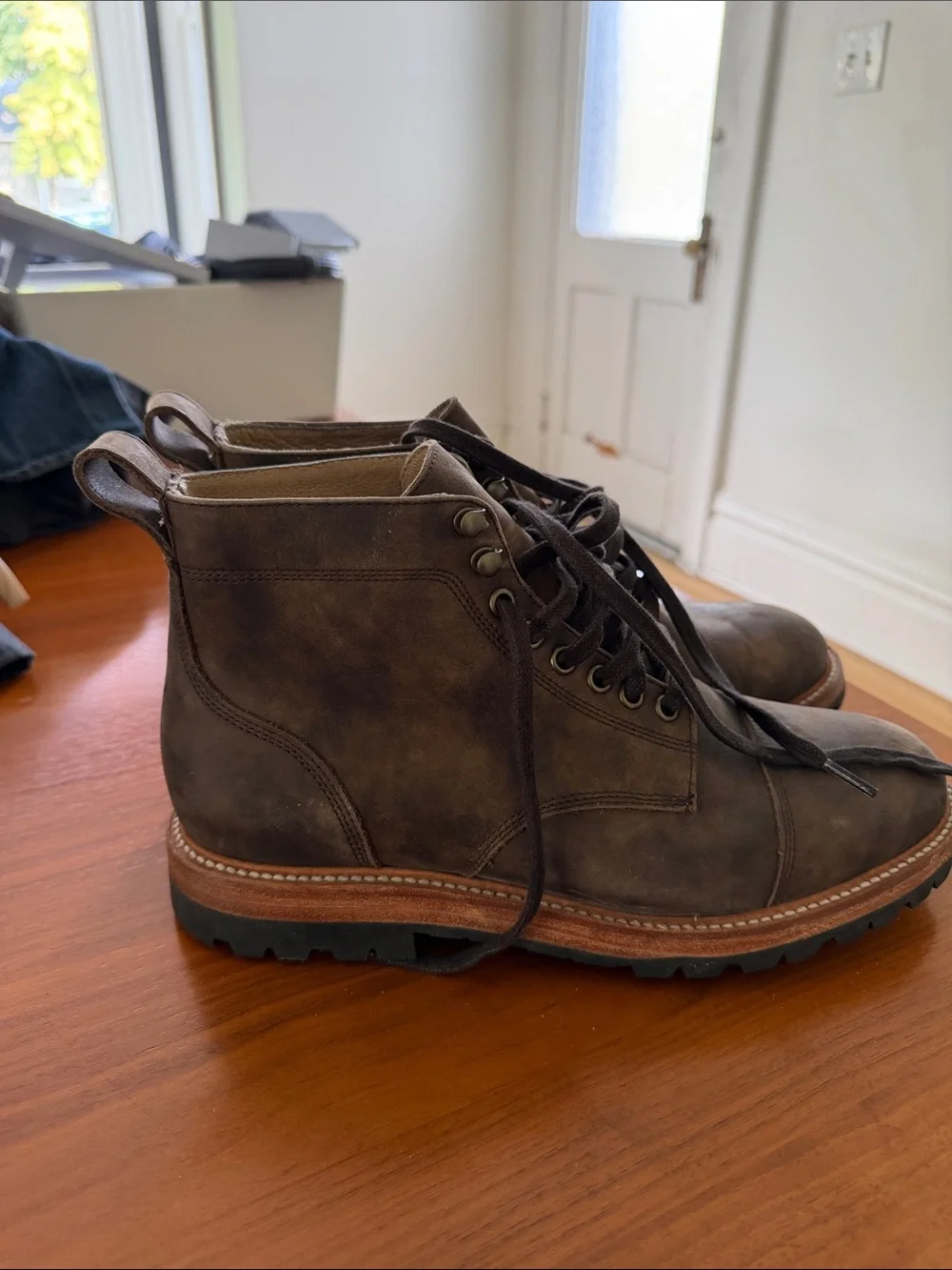 Taylor Stitch Mens Moto Boot | 8.5